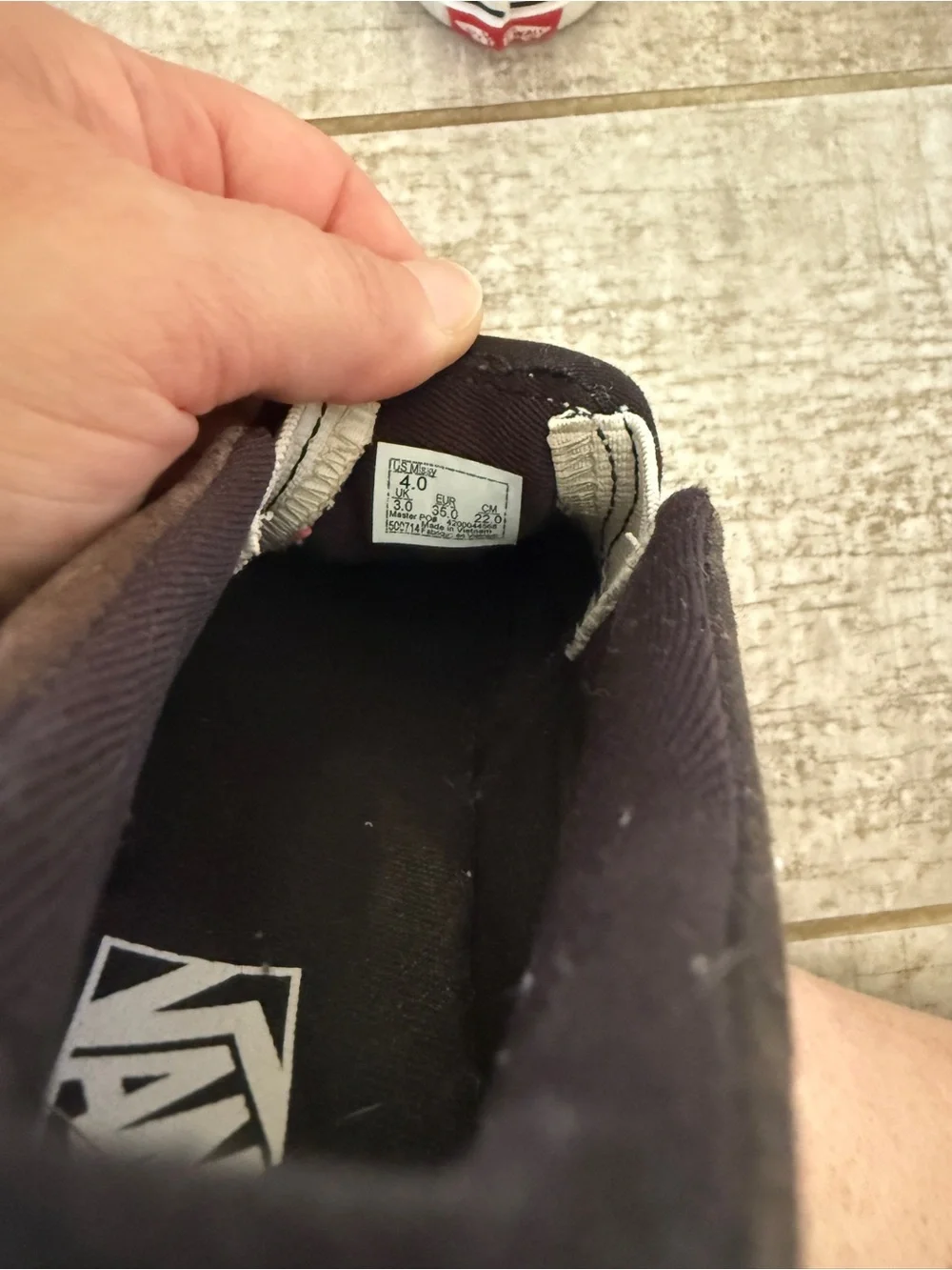 Classic Vans Missy Slip-On Shoes- Size 4